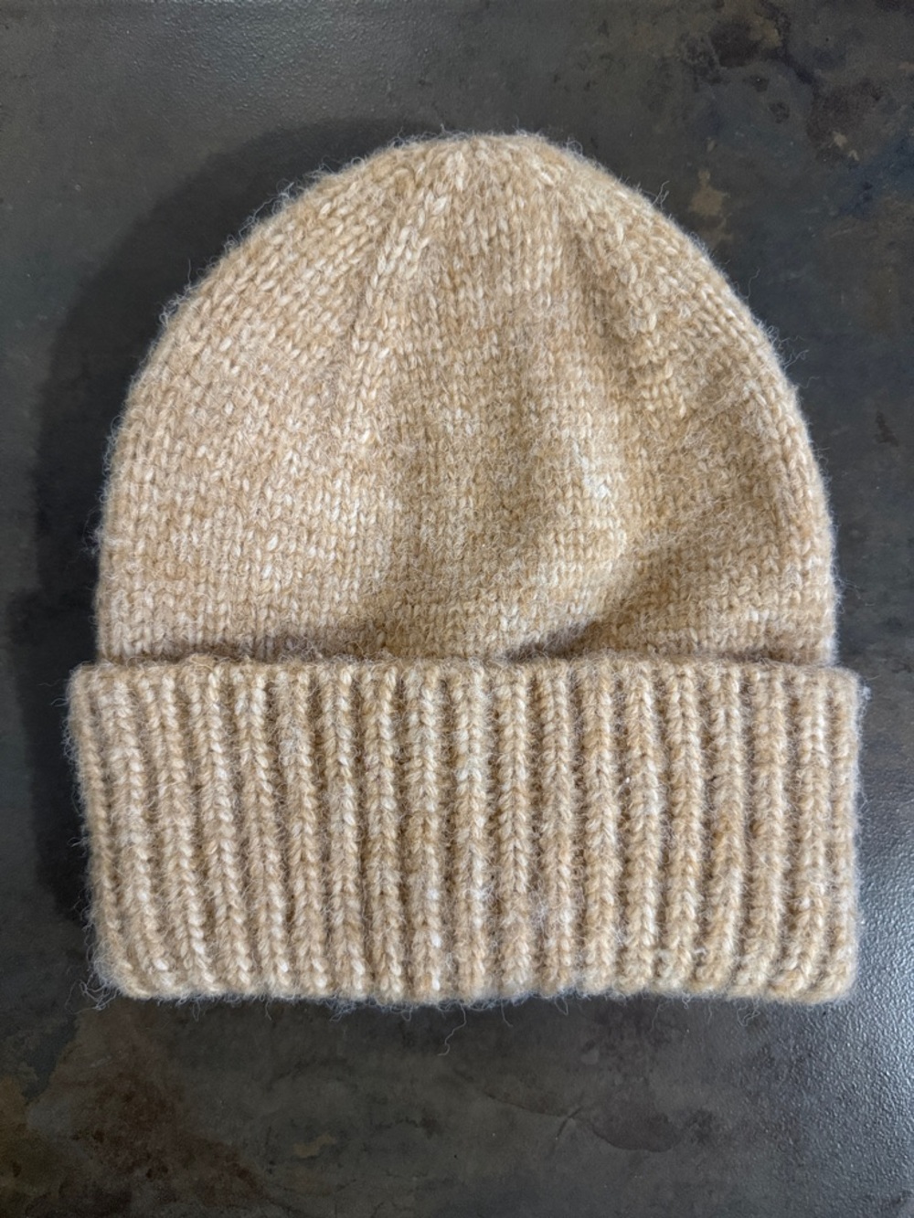 a new day Knit Beanie in Tan